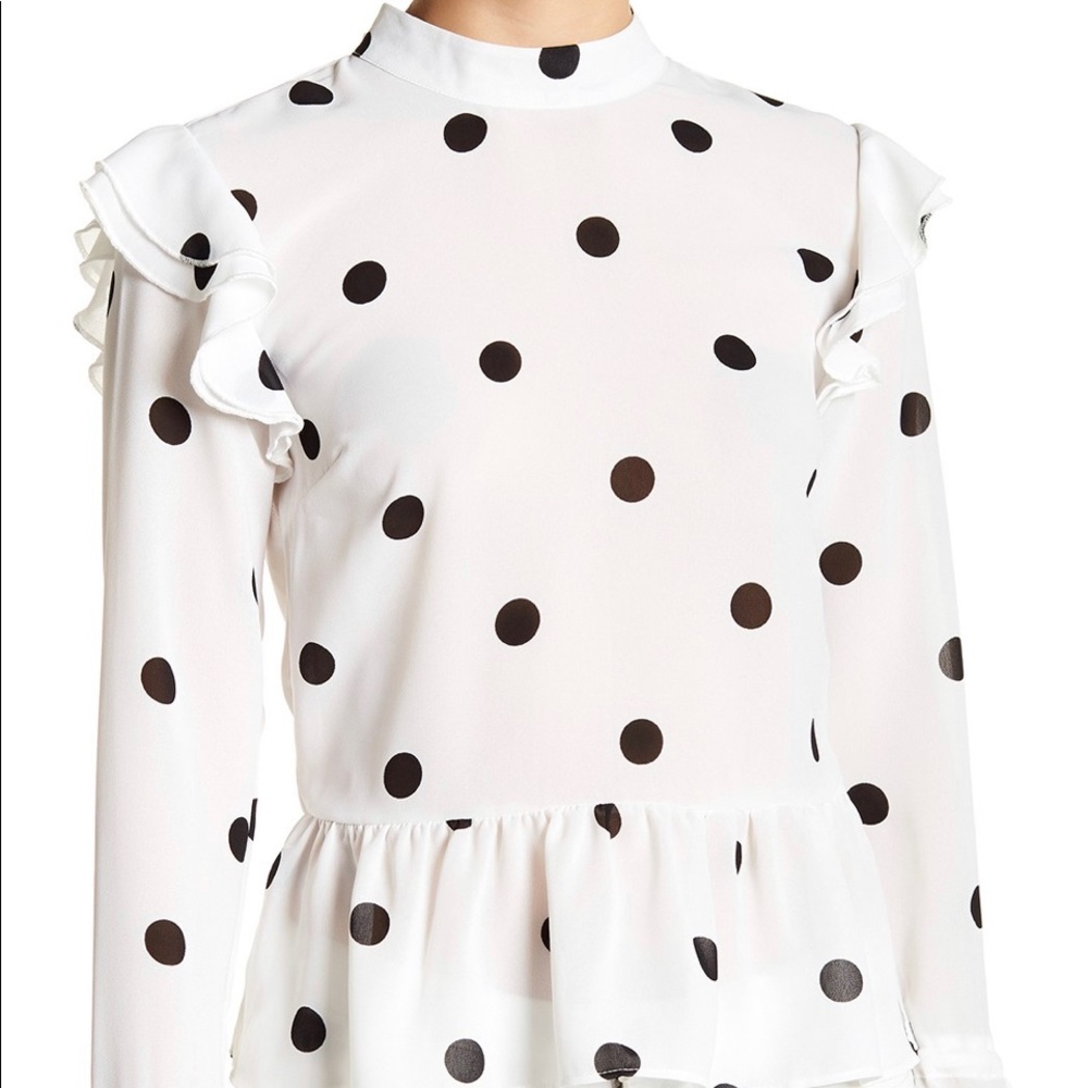Romeo & Juliet polka dot blouse